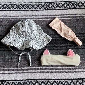 Toddler Headband and Hat Bundle